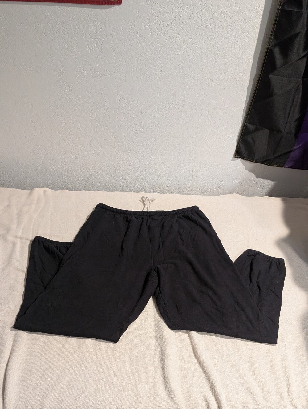 aerie Black Cozy Fleece Joggers